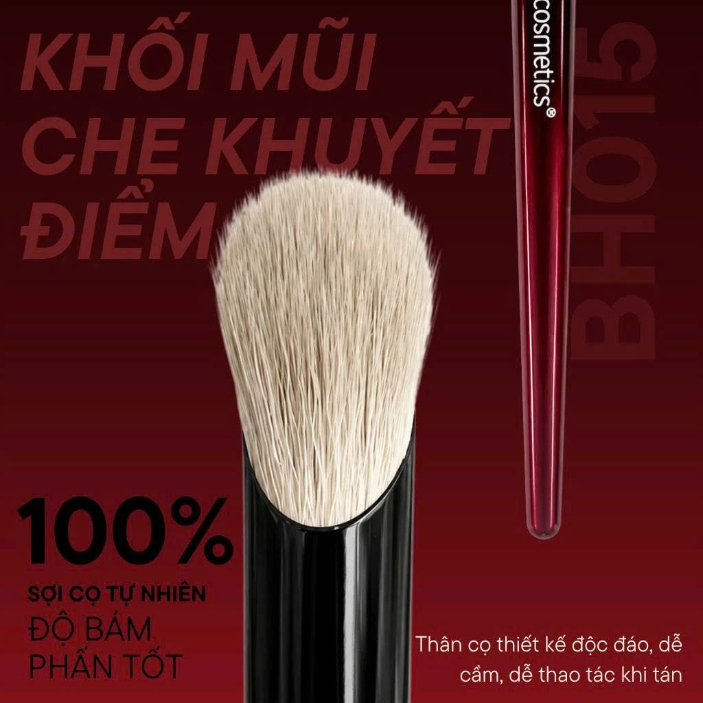 Cọ tạo khối mũi che khuyết điểm chuyên dụng BH Cosmetics Thumb Concealer BH015 giúp mũi cao thon gọn